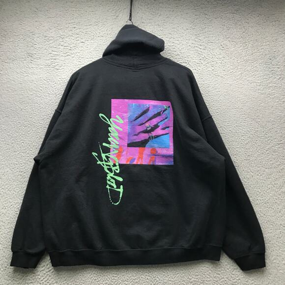 5 Seconds Of Summer Other - 5 Seconds Of Summer Youngblood Music Sweatshirt Hoodie Mens XXL Black Purple